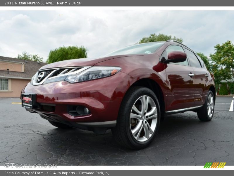 Merlot / Beige 2011 Nissan Murano SL AWD