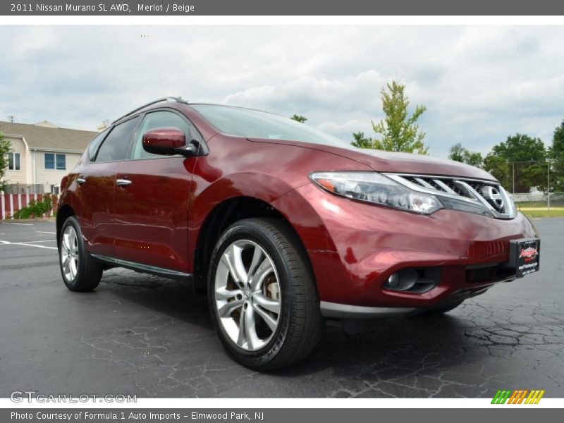 Merlot / Beige 2011 Nissan Murano SL AWD