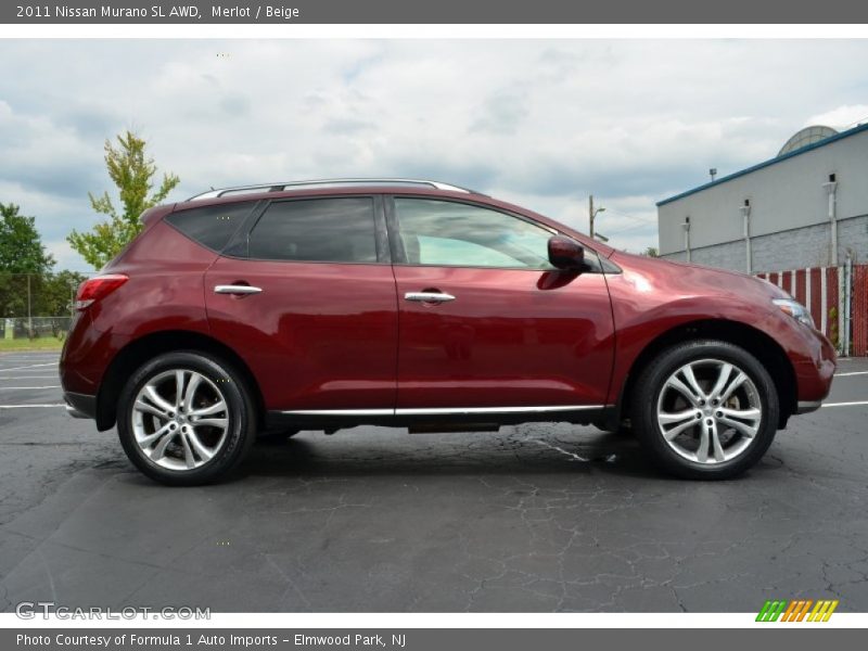Merlot / Beige 2011 Nissan Murano SL AWD