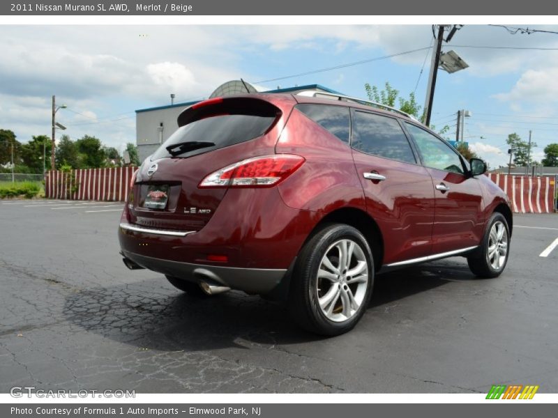 Merlot / Beige 2011 Nissan Murano SL AWD