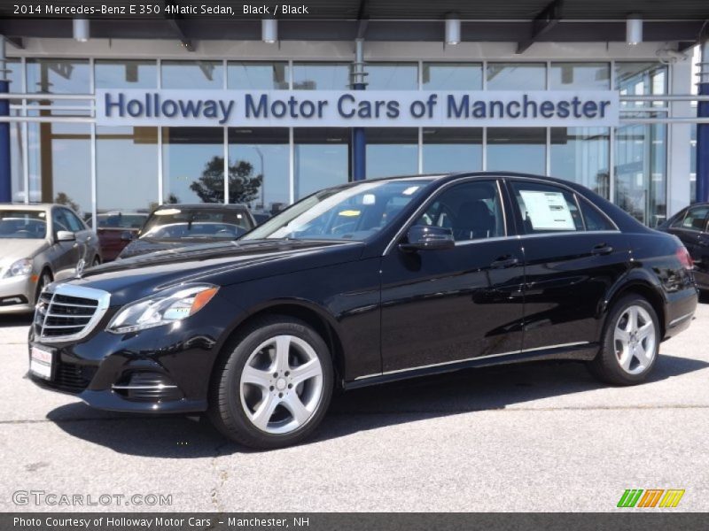 Black / Black 2014 Mercedes-Benz E 350 4Matic Sedan