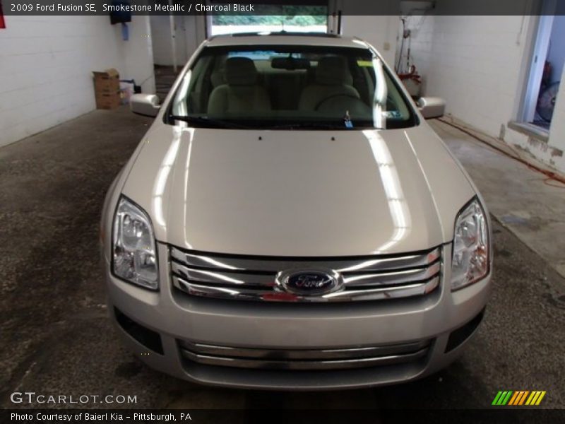 Smokestone Metallic / Charcoal Black 2009 Ford Fusion SE