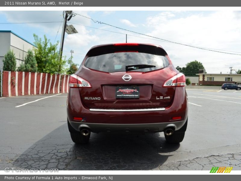 Merlot / Beige 2011 Nissan Murano SL AWD