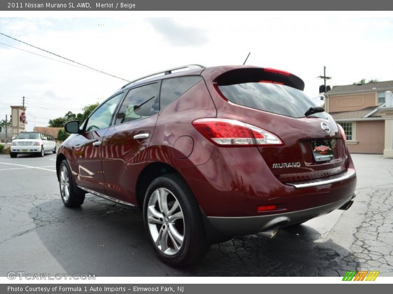Merlot / Beige 2011 Nissan Murano SL AWD