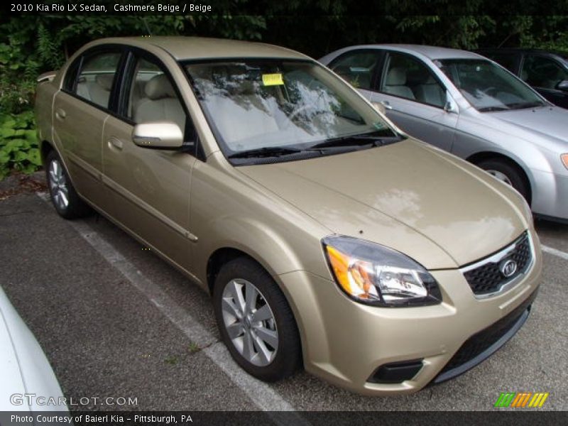 Cashmere Beige / Beige 2010 Kia Rio LX Sedan