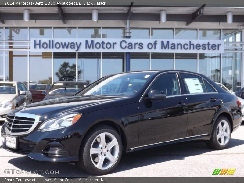 Black / Black 2014 Mercedes-Benz E 350 4Matic Sedan