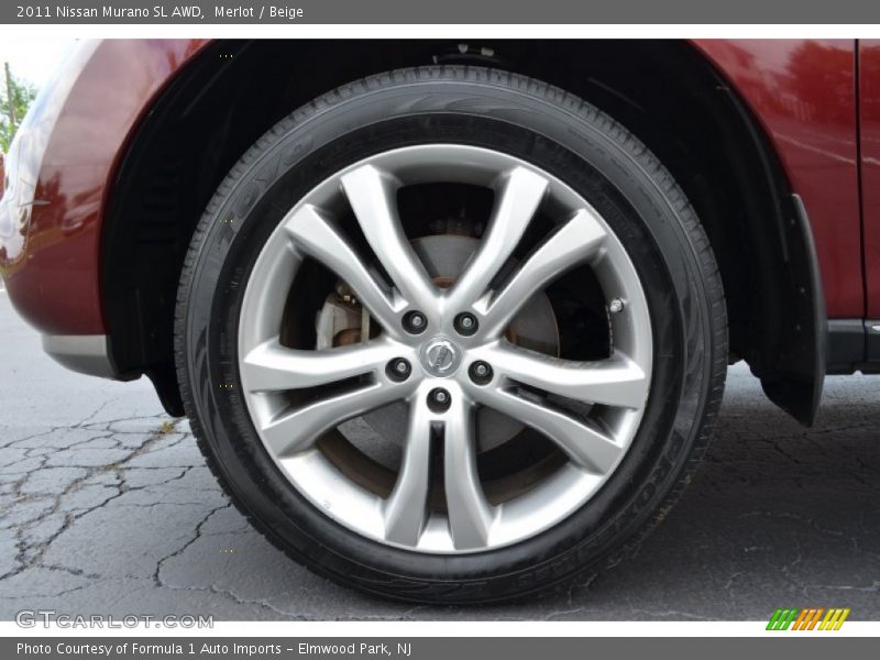 Merlot / Beige 2011 Nissan Murano SL AWD