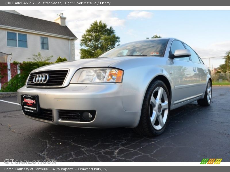 Light Silver Metallic / Ebony 2003 Audi A6 2.7T quattro Sedan