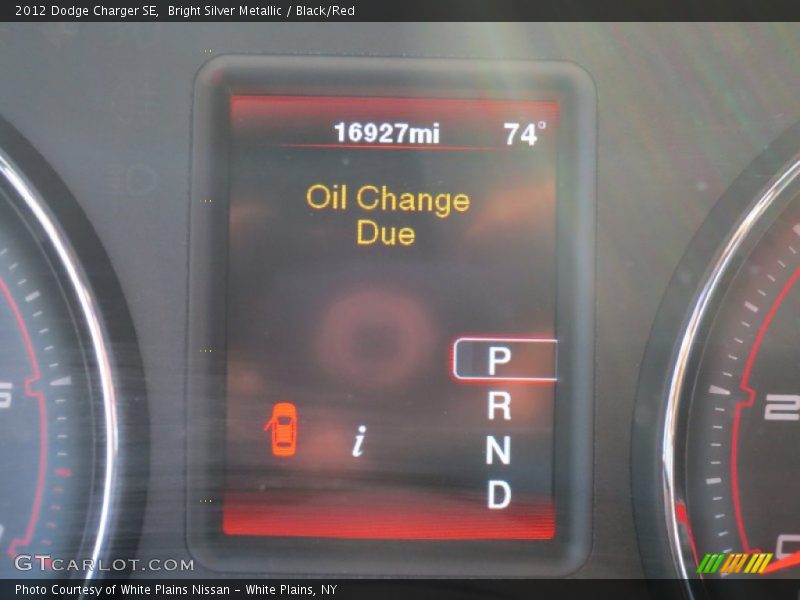 Bright Silver Metallic / Black/Red 2012 Dodge Charger SE