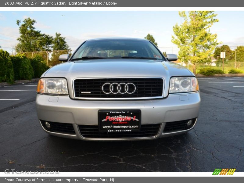 Light Silver Metallic / Ebony 2003 Audi A6 2.7T quattro Sedan