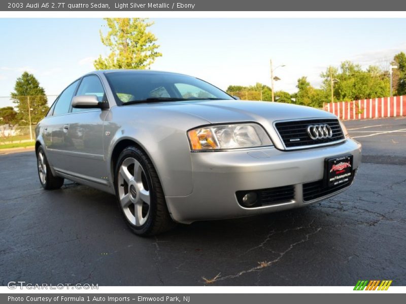 Light Silver Metallic / Ebony 2003 Audi A6 2.7T quattro Sedan