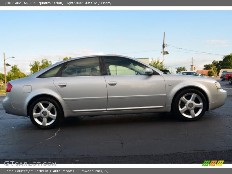 Light Silver Metallic / Ebony 2003 Audi A6 2.7T quattro Sedan