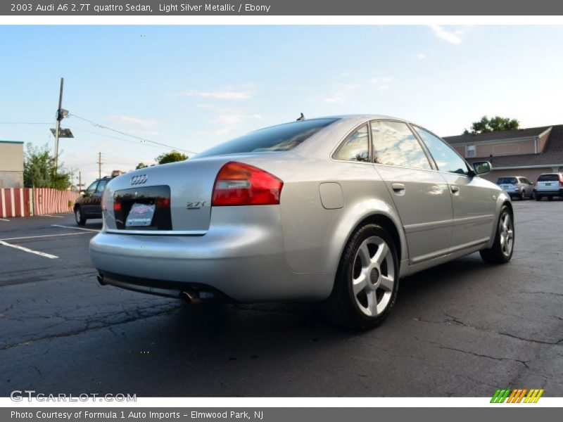 Light Silver Metallic / Ebony 2003 Audi A6 2.7T quattro Sedan