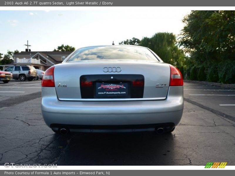 Light Silver Metallic / Ebony 2003 Audi A6 2.7T quattro Sedan