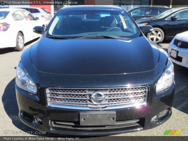 Crimson Black / Charcoal 2010 Nissan Maxima 3.5 S