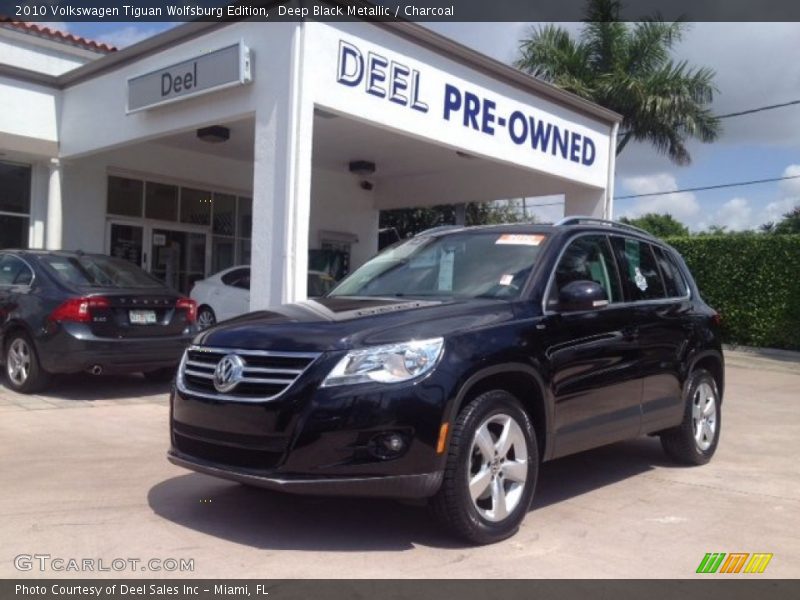 Deep Black Metallic / Charcoal 2010 Volkswagen Tiguan Wolfsburg Edition