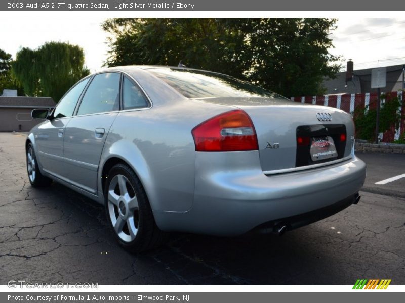 Light Silver Metallic / Ebony 2003 Audi A6 2.7T quattro Sedan