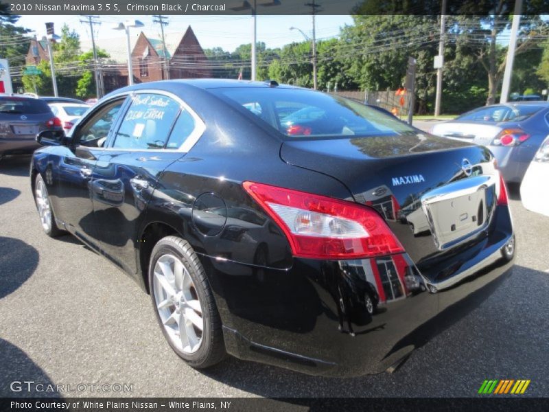 Crimson Black / Charcoal 2010 Nissan Maxima 3.5 S