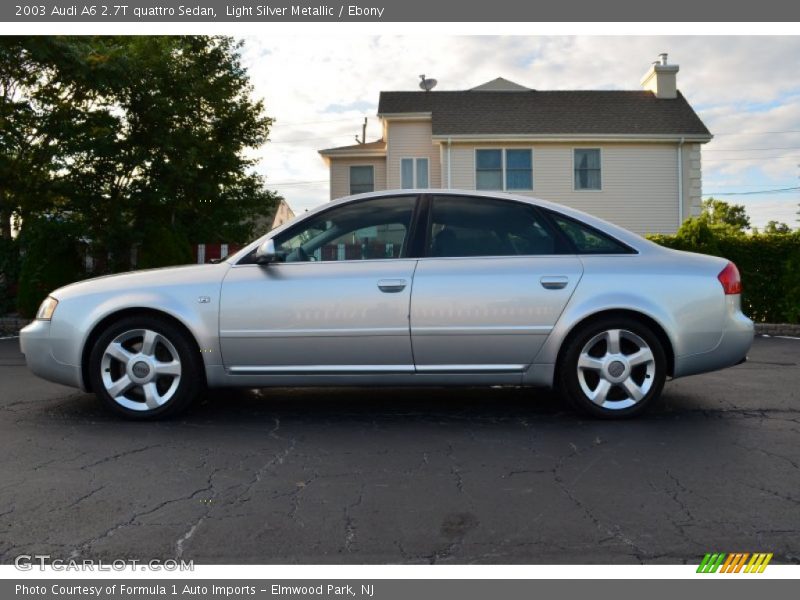 Light Silver Metallic / Ebony 2003 Audi A6 2.7T quattro Sedan