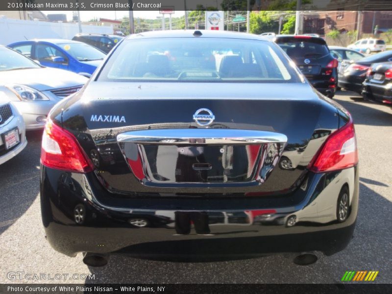Crimson Black / Charcoal 2010 Nissan Maxima 3.5 S