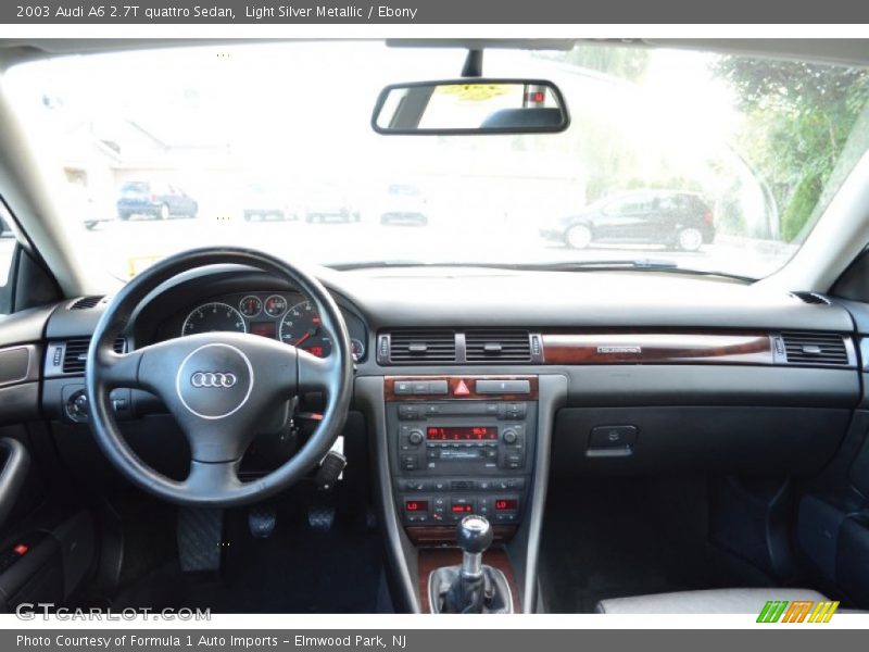 Light Silver Metallic / Ebony 2003 Audi A6 2.7T quattro Sedan