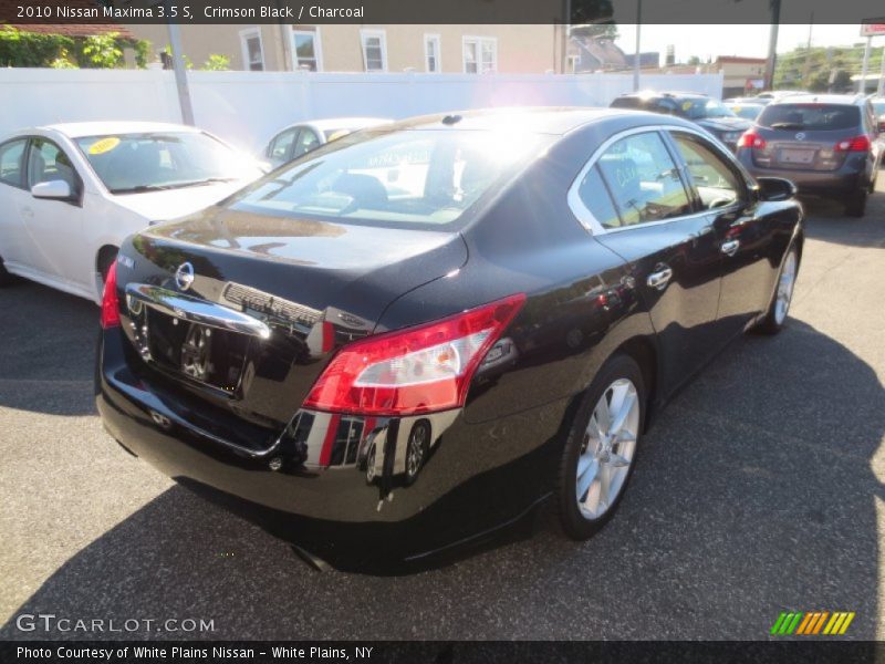 Crimson Black / Charcoal 2010 Nissan Maxima 3.5 S