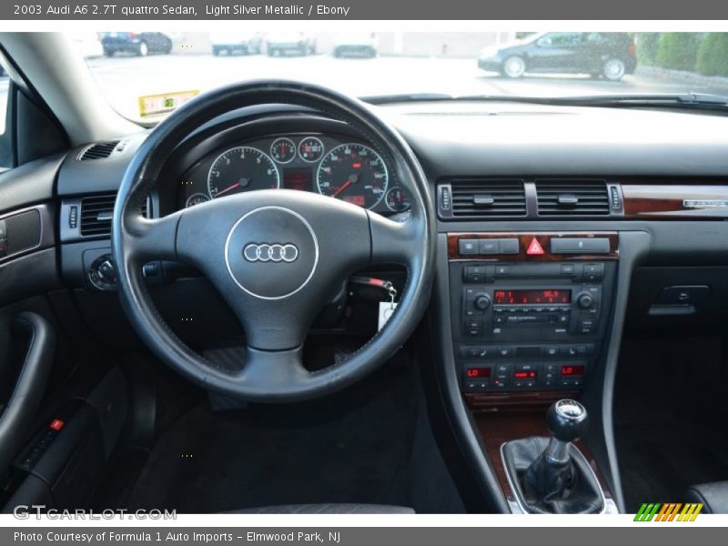 Light Silver Metallic / Ebony 2003 Audi A6 2.7T quattro Sedan