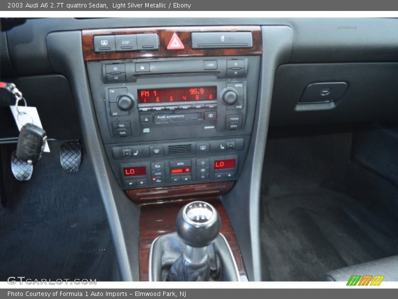 Light Silver Metallic / Ebony 2003 Audi A6 2.7T quattro Sedan