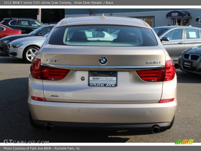 Orion Silver Metallic / Black 2013 BMW 5 Series 535i xDrive Gran Turismo