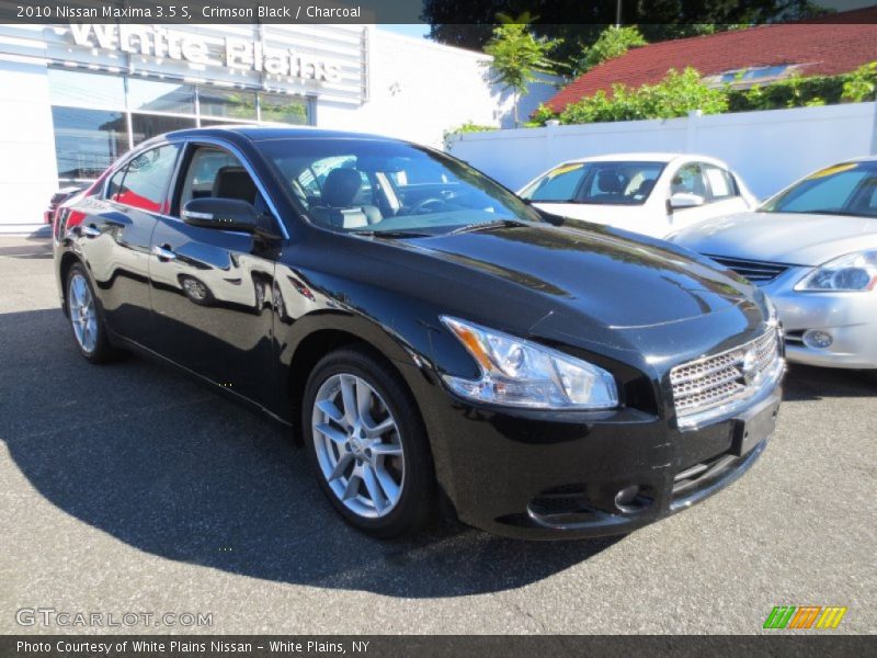 Crimson Black / Charcoal 2010 Nissan Maxima 3.5 S