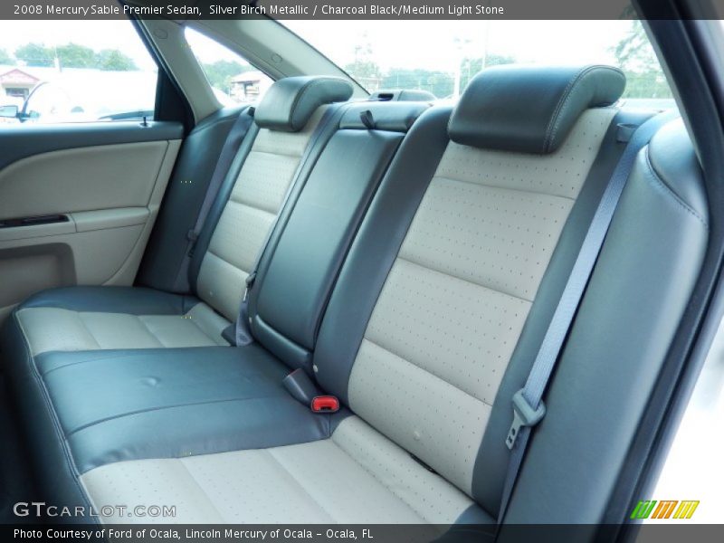 Silver Birch Metallic / Charcoal Black/Medium Light Stone 2008 Mercury Sable Premier Sedan