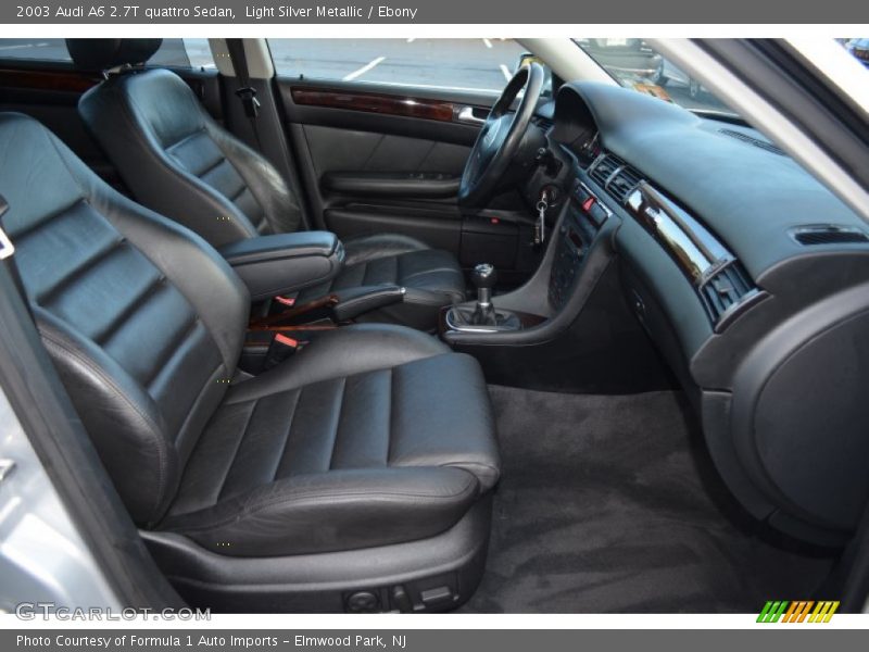 Light Silver Metallic / Ebony 2003 Audi A6 2.7T quattro Sedan