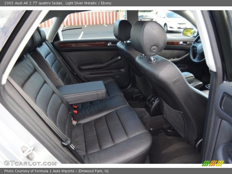 Light Silver Metallic / Ebony 2003 Audi A6 2.7T quattro Sedan