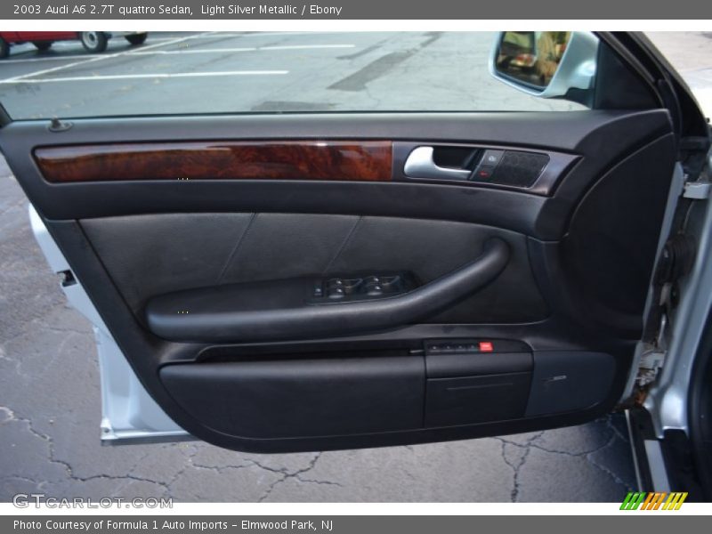 Light Silver Metallic / Ebony 2003 Audi A6 2.7T quattro Sedan