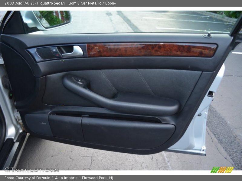 Light Silver Metallic / Ebony 2003 Audi A6 2.7T quattro Sedan