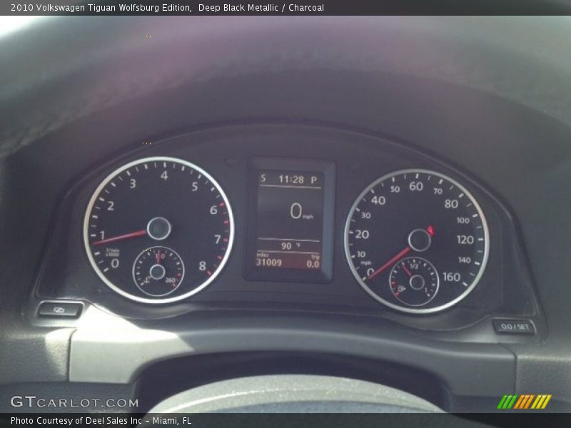 Deep Black Metallic / Charcoal 2010 Volkswagen Tiguan Wolfsburg Edition