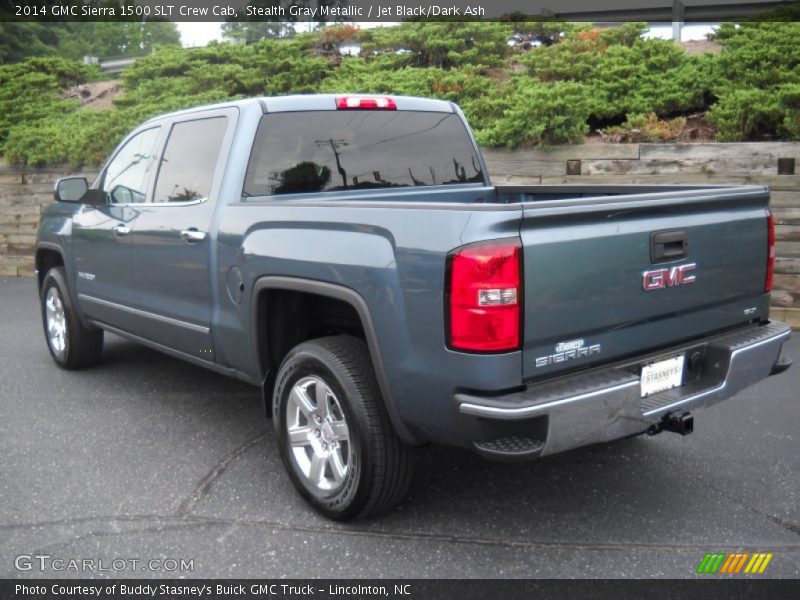 Stealth Gray Metallic / Jet Black/Dark Ash 2014 GMC Sierra 1500 SLT Crew Cab