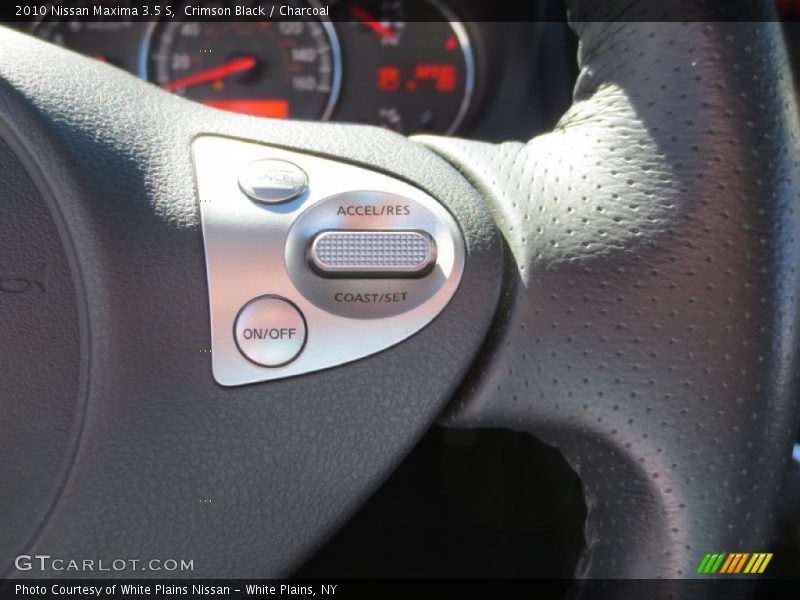 Crimson Black / Charcoal 2010 Nissan Maxima 3.5 S