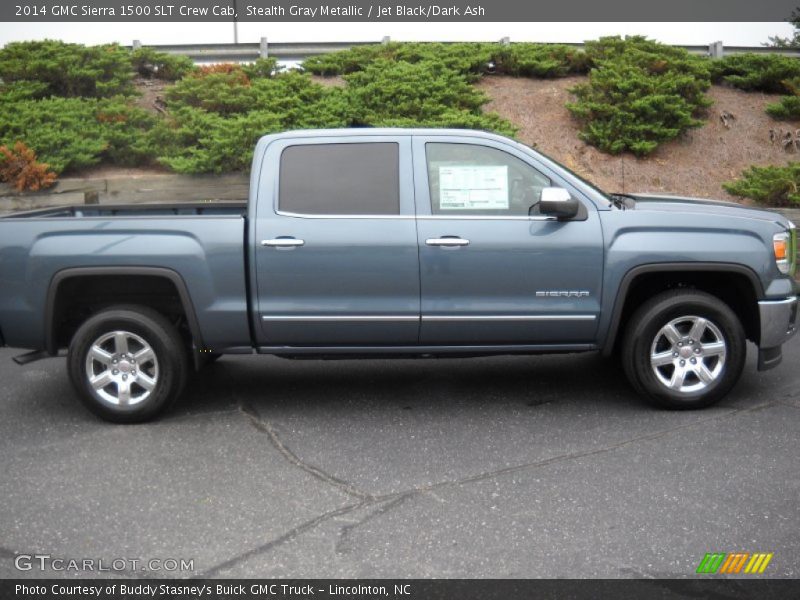 Stealth Gray Metallic / Jet Black/Dark Ash 2014 GMC Sierra 1500 SLT Crew Cab