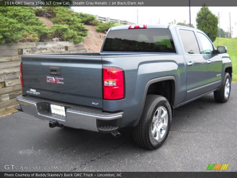 Stealth Gray Metallic / Jet Black/Dark Ash 2014 GMC Sierra 1500 SLT Crew Cab