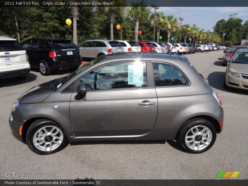 Grigio (Gray) / Grigio/Nero (Gray/Black) 2013 Fiat 500 Pop