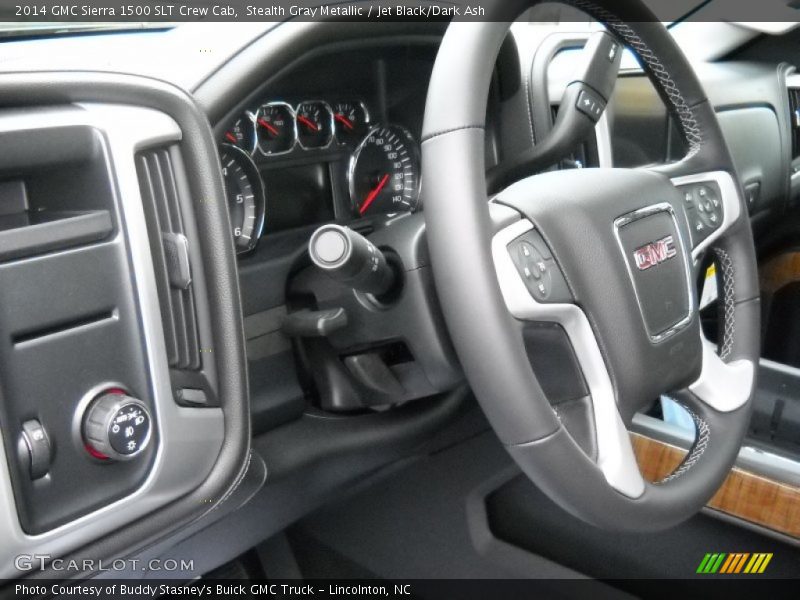 Stealth Gray Metallic / Jet Black/Dark Ash 2014 GMC Sierra 1500 SLT Crew Cab