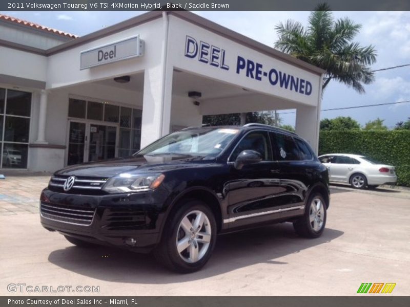 Black / Saddle Brown 2011 Volkswagen Touareg V6 TSI 4XMotion Hybrid