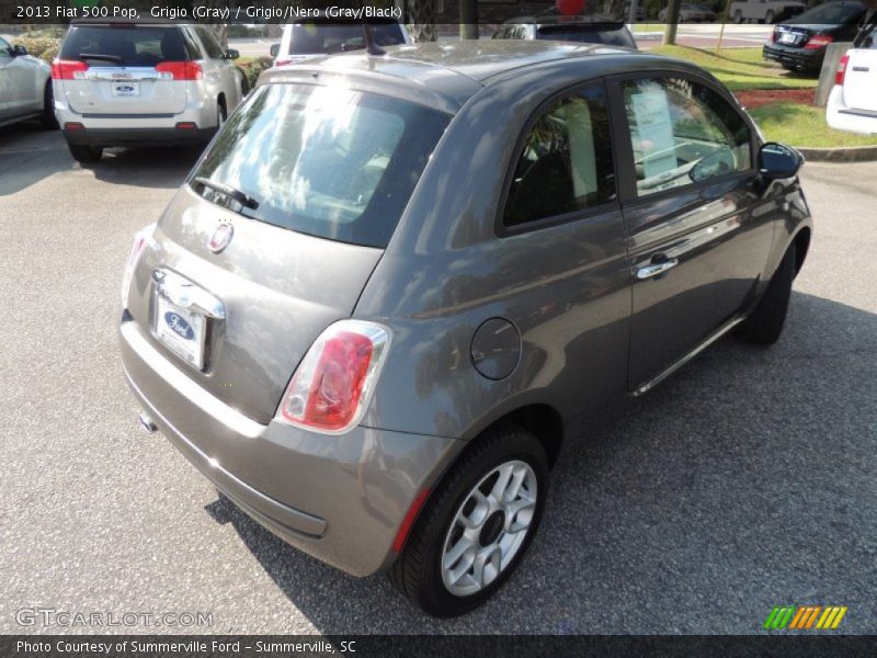 Grigio (Gray) / Grigio/Nero (Gray/Black) 2013 Fiat 500 Pop