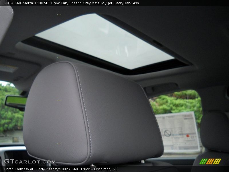 Stealth Gray Metallic / Jet Black/Dark Ash 2014 GMC Sierra 1500 SLT Crew Cab