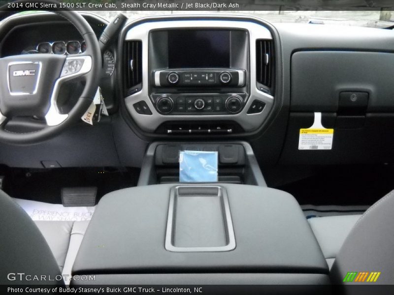 Stealth Gray Metallic / Jet Black/Dark Ash 2014 GMC Sierra 1500 SLT Crew Cab