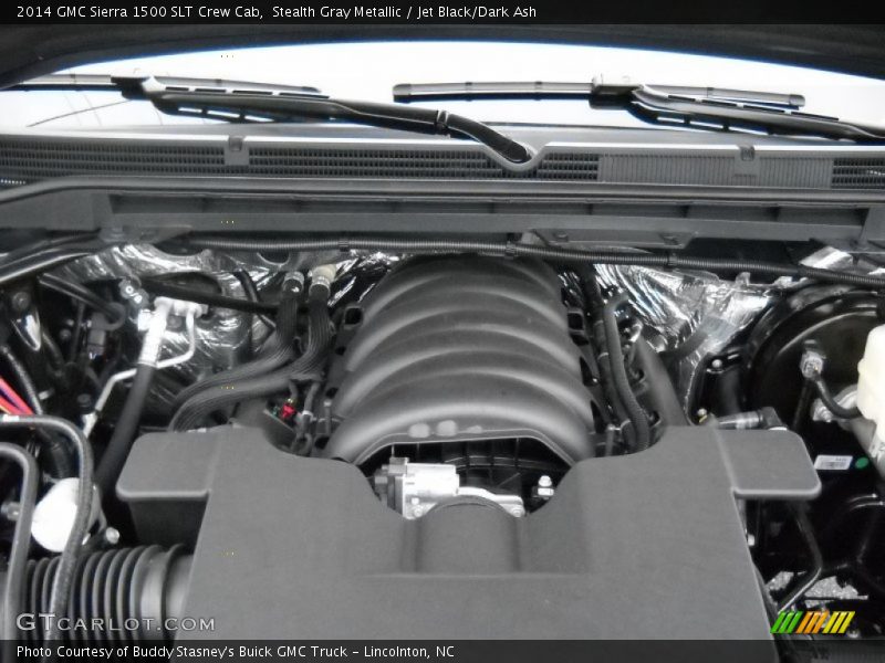 Stealth Gray Metallic / Jet Black/Dark Ash 2014 GMC Sierra 1500 SLT Crew Cab