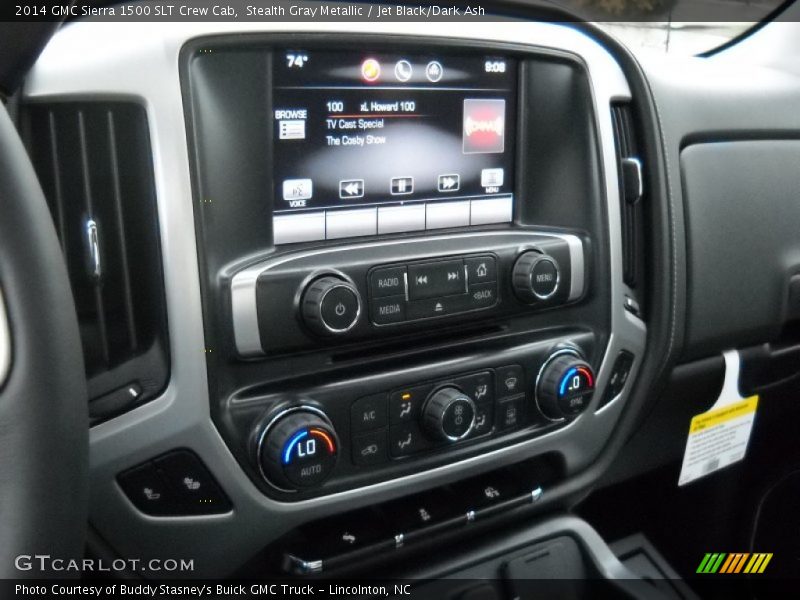 Stealth Gray Metallic / Jet Black/Dark Ash 2014 GMC Sierra 1500 SLT Crew Cab