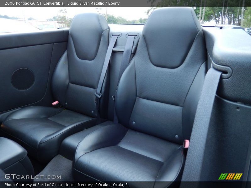 Rear Seat of 2006 G6 GT Convertible