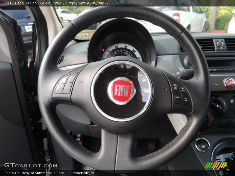 Grigio (Gray) / Grigio/Nero (Gray/Black) 2013 Fiat 500 Pop